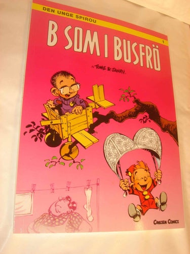 DEN UNGE SPIROU ALBUM Nr 1 NY OLÄST 1990 1a Uppl