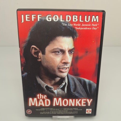 The Mad Monkey - Jeff Goldblum - Region 2, DVD-Film, Svensk text, Fint skick