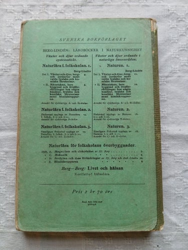 Naturlära för Folkskolan 2 - Berg-Linden