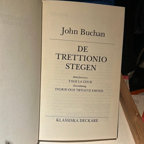 De trettionio stegen - John Buchan
