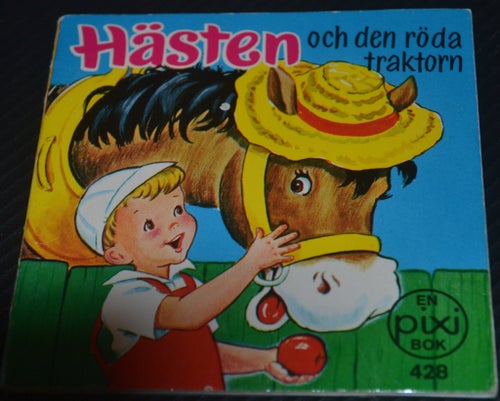 Äldre Pixi bok Hästen och den röda traktorn