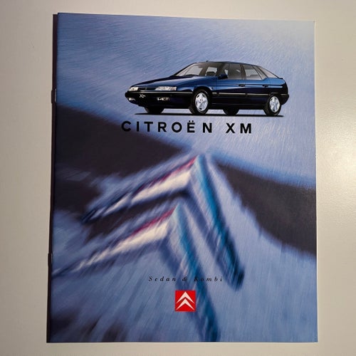Citroen XM broschyr