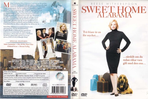 DVD - SWEET HOME ALABAMA - SÖNDAGSFILMEN