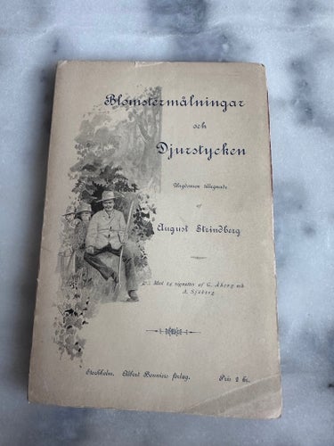 Blomstermålningar och Djurstycken av August Strindberg, 1888