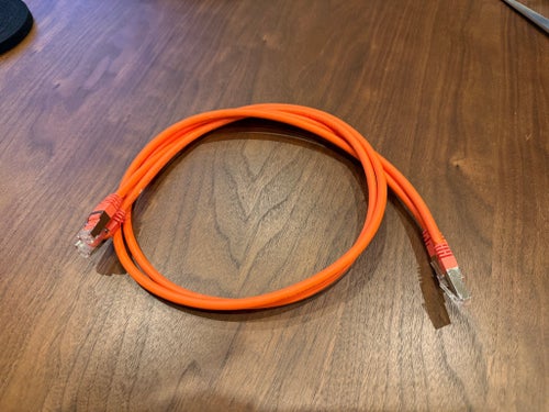 Deltaco orange RealNet Cat.6 Ethernet-kabel 1m 2st