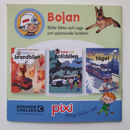 En Pixi bok med titeln "BRILLOS otursdag" av Annika Samuelsson