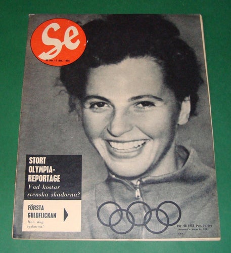 SE nr 48 1956 - Olga Fikotova, OS, Alfvén- Bengt Hallberg mm