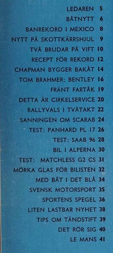 FART 1960/7 Panhard PL17 PL 17, SAAB 96, Matchless G2CS G 2,Fiat 500 Giardiniera