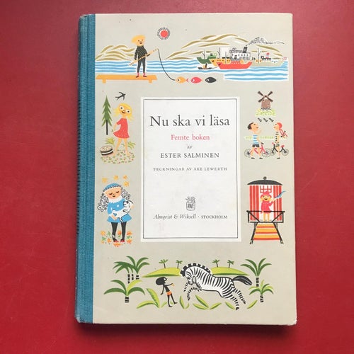 NU SKA VI LÄSA Femte boken Ester Salminen bild: Åke Lewerth 1954