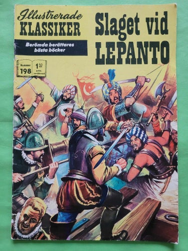 Illustrerade klassiker nr 198 - Slaget vid Lepanto