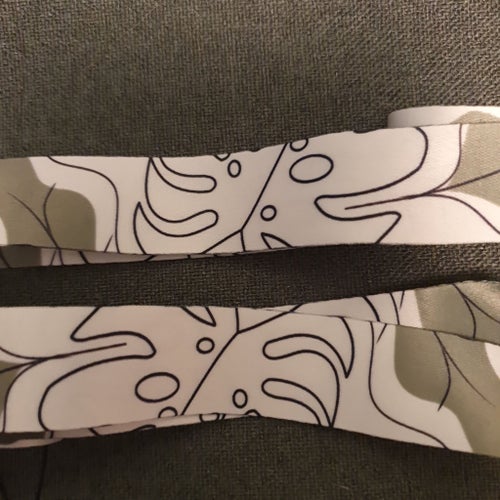 2st Nyckelband med växt monstera motiv Nya och oanvända