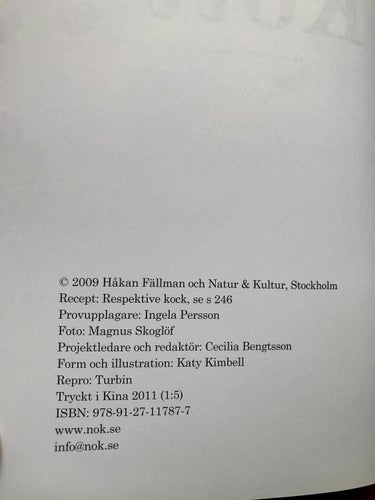 KÖTT Välja hantera tillaga Håkan Fällman 2009