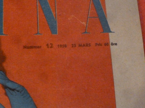 TIDNING, FEMINA, NR 12 - 1958