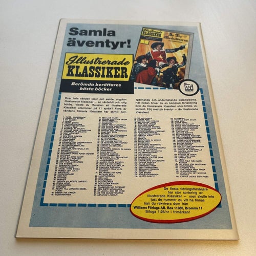 Illustrerade Klassiker nr 53, toppex! VF+