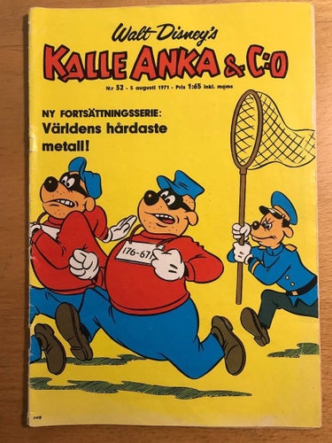 Kalle Anka & C:o Tidning från 1971