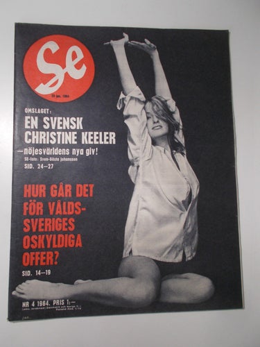 SE Nr 4 1964 en svensk Christine Keeler, nöjesvärldens nya giv
