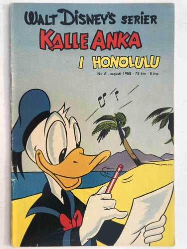 Walt Disney´s Serier - 1955:8 VG-FN