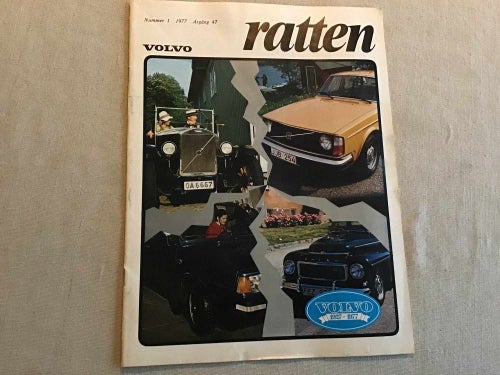 RATTEN NR 1 1977 VOLVO 262 c, VOLVO TESTAR ELBILAR