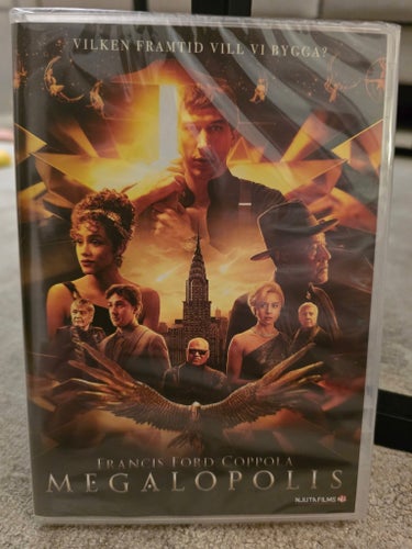 Megalopolis 2025 (SVENSK TEXT) (INPLASTAD) (FRANCIS FORD COPPOLA)