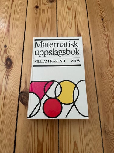 Matematisk uppslagsbok av William Karush