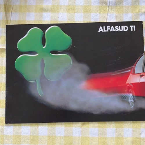ALFASUD TI Alfa Romeo 13 sidor på Tyska