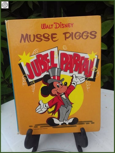 Walt Disney Musse Piggs Jubel Partaj tryckt 1970 VIntage Folket i bilds förlag