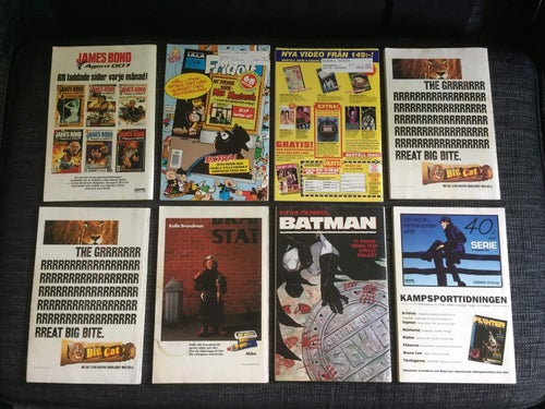 AGENT X9 / 1989 / 8st / # 1-3, 8-10, 12-13