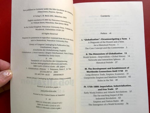 GLOBALIZATION A short history Jürgen Osterhammel Niels P. Petersson 2005