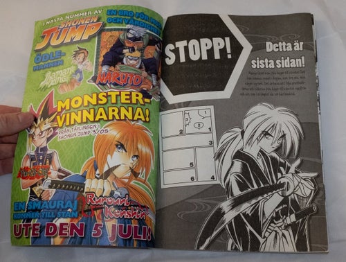Shonen Jump nr 6 - 2005 - Naruto - Manga - Mangaserie Svenska