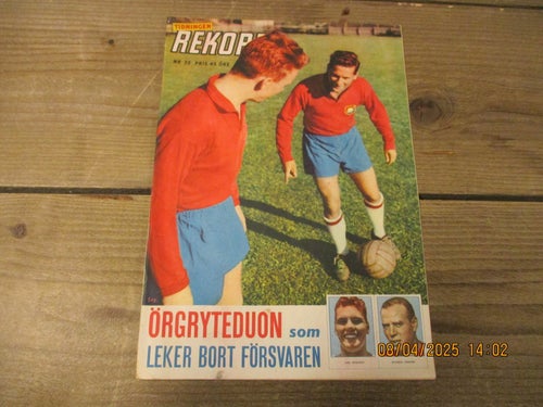 Tidningen REKORD Nr 35-1959, Lagbild IS Halmia