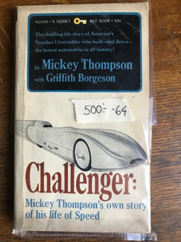 Mickey Thompson's own story of his life of Speed av Mickey Thompson 1964