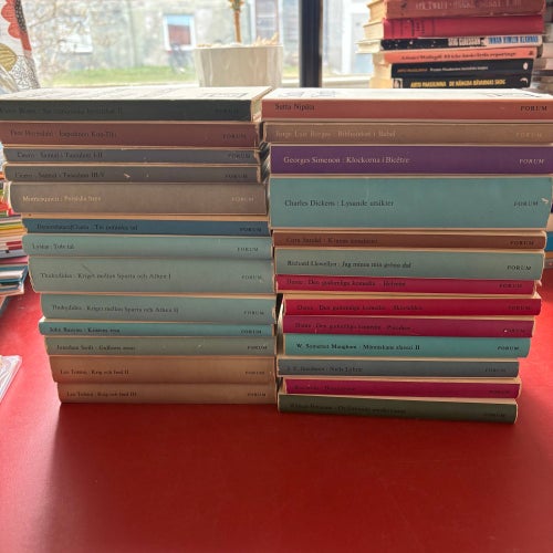 26 böcker ur FORUMBIBLIOTEKET 1966-1983