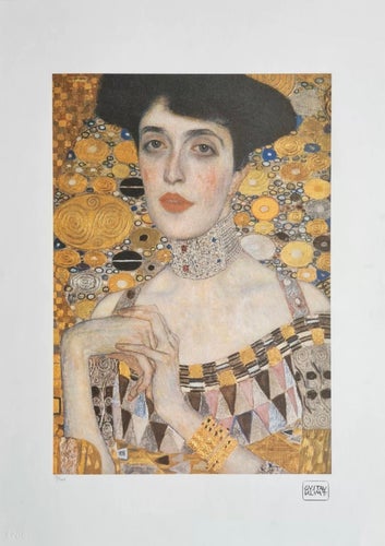 Gustav Klimt litografi - Signerad och numrerad