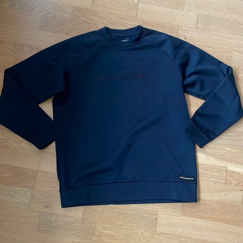 Peak Performance blå/svart sweatshirt