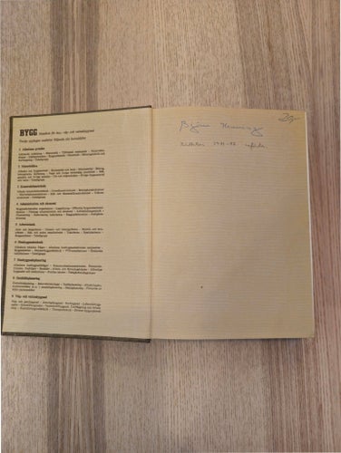 BYGG 3 Konstruktionsteknik av Bengt Wahlström, 1969