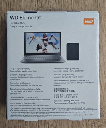 WD Elements Portable HDD 1Tb