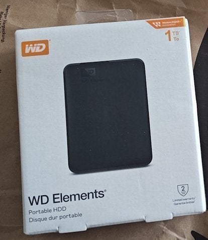 WD Elements Portable HDD 1Tb
