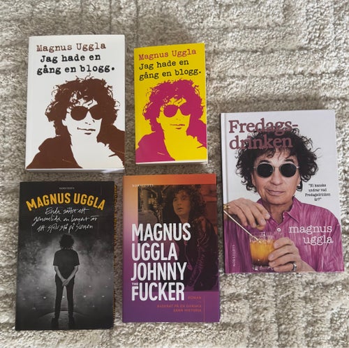 Magnus Uggla - 5 böcker