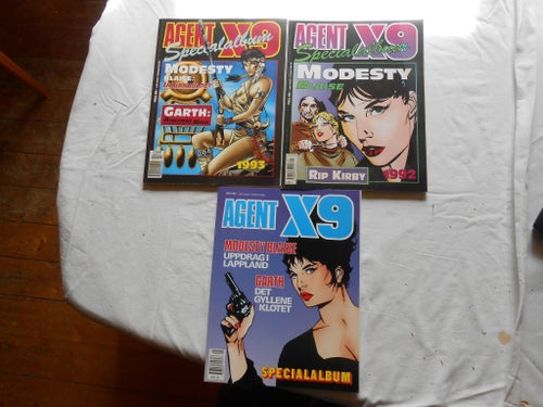 3 Agent X9 Modesty Blaise Specialalbum 1991 1992 1993