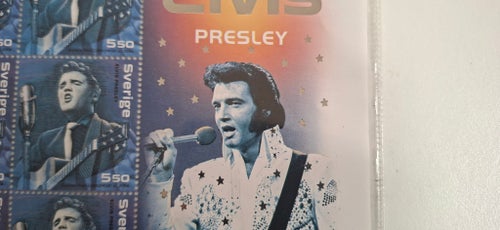 Elvis Presley-frimärkena 50 år av Rock från 2004.