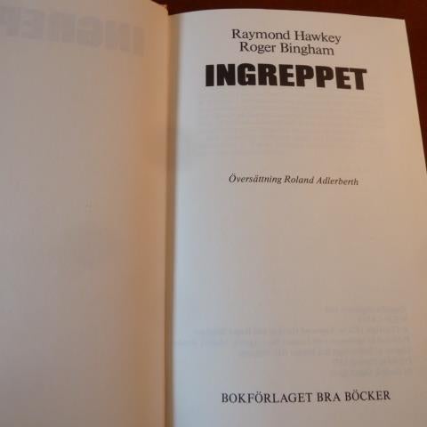 INGREPPET, R. HAWKEY & R. BINGHAM, 1975,  BÖCKER