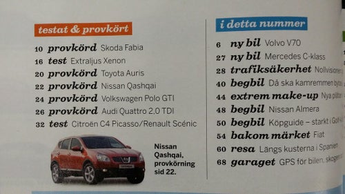 Vi bilägare nr 2 2007: VW Polo GTI, Skoda Fabia, Audi A4 2,0 TDI 170 Quattro