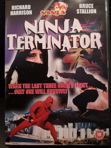 Ninja Terminator (1985) Godfrey Ho med Richard Harrison, Bruce Stallion.