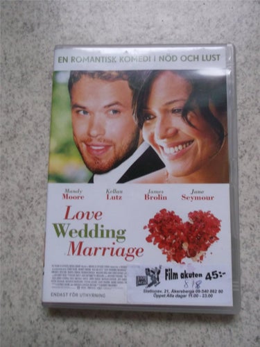 Love wedding marriage Mandy Moore Kellan Lutz James Brolin Jane Seymour