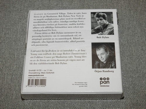 Memoarer Första delen av Bob Dylan CD (9 x CD) Inplastad
