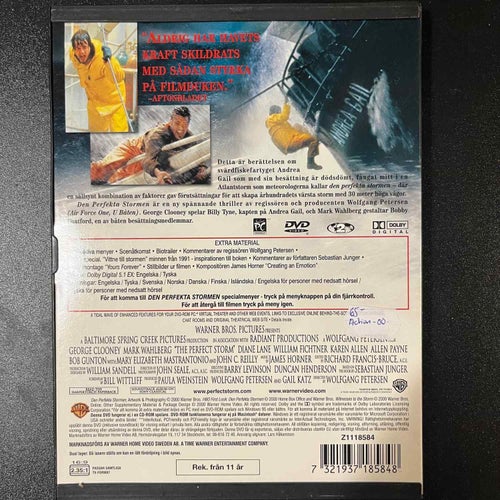 THE PERFECT STORM. GEORGE CLOONEY...DVD SNAPCASE ACTION -00