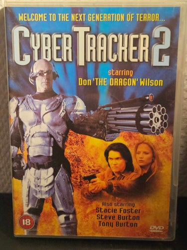 Cyber Tracker 2 Action Sci-Fi 1995 DVD Engelsk text Region 2