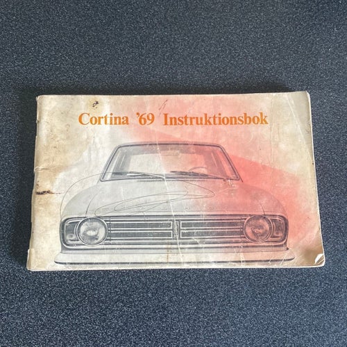 Cortina '69 Instruktionsbok av Ford of Britain, 1968