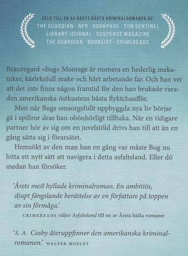 ASFALTSLAND av S A COSBY