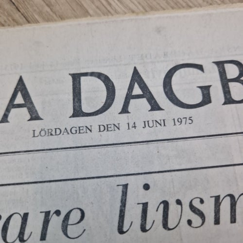 Svenska Dagbladet 14 juni 1975